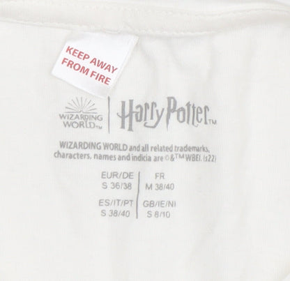 Harry Potter Unisex Kids White Long Sleeve Pyjama Top