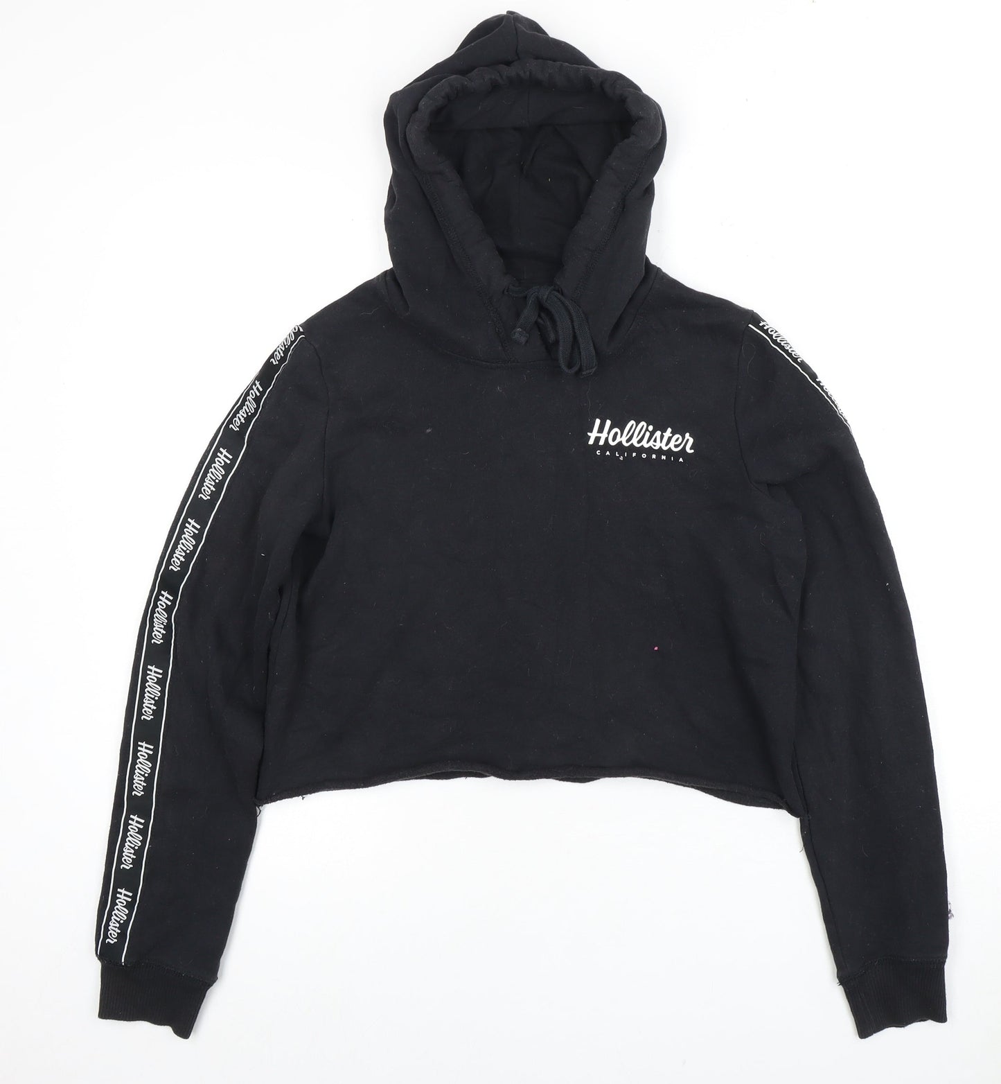 Hollister Women's Black Pullover Hoodie - S