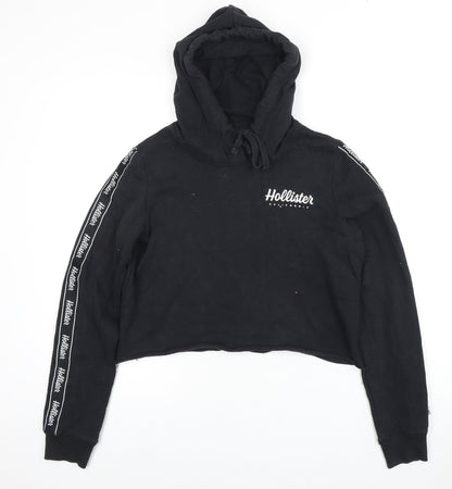 Hollister Women's Black Pullover Hoodie - S