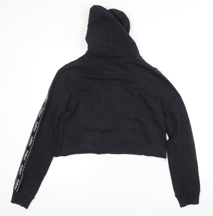 Hollister Women's Black Pullover Hoodie - S