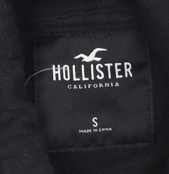 Hollister Women's Black Pullover Hoodie - S