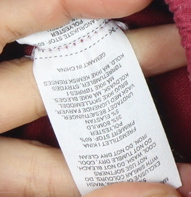 Gymshark Men's Red Jogger Trousers Medium