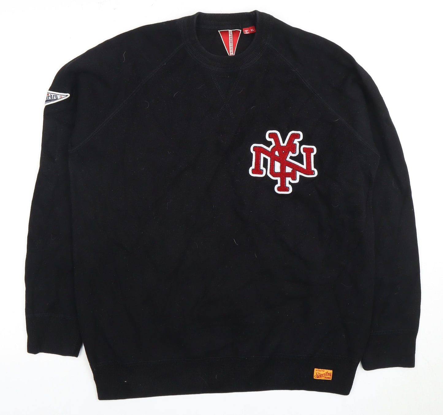 Superdry Men's Black XL Pullover Jumper
