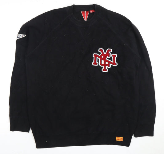 Superdry Men's Black XL Pullover Jumper