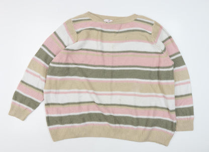 Womens UK Size L Julipa Multicoloured Pullover Jumper