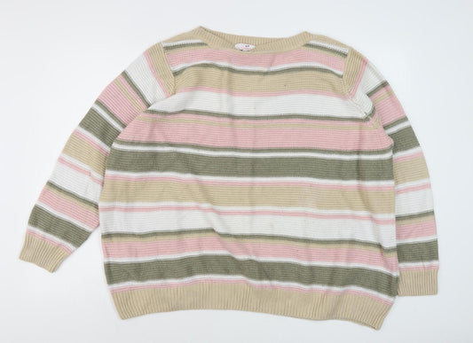 Womens UK Size L Julipa Multicoloured Pullover Jumper