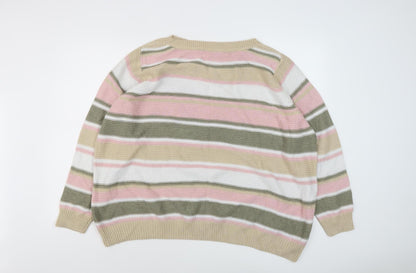 Womens UK Size L Julipa Multicoloured Pullover Jumper
