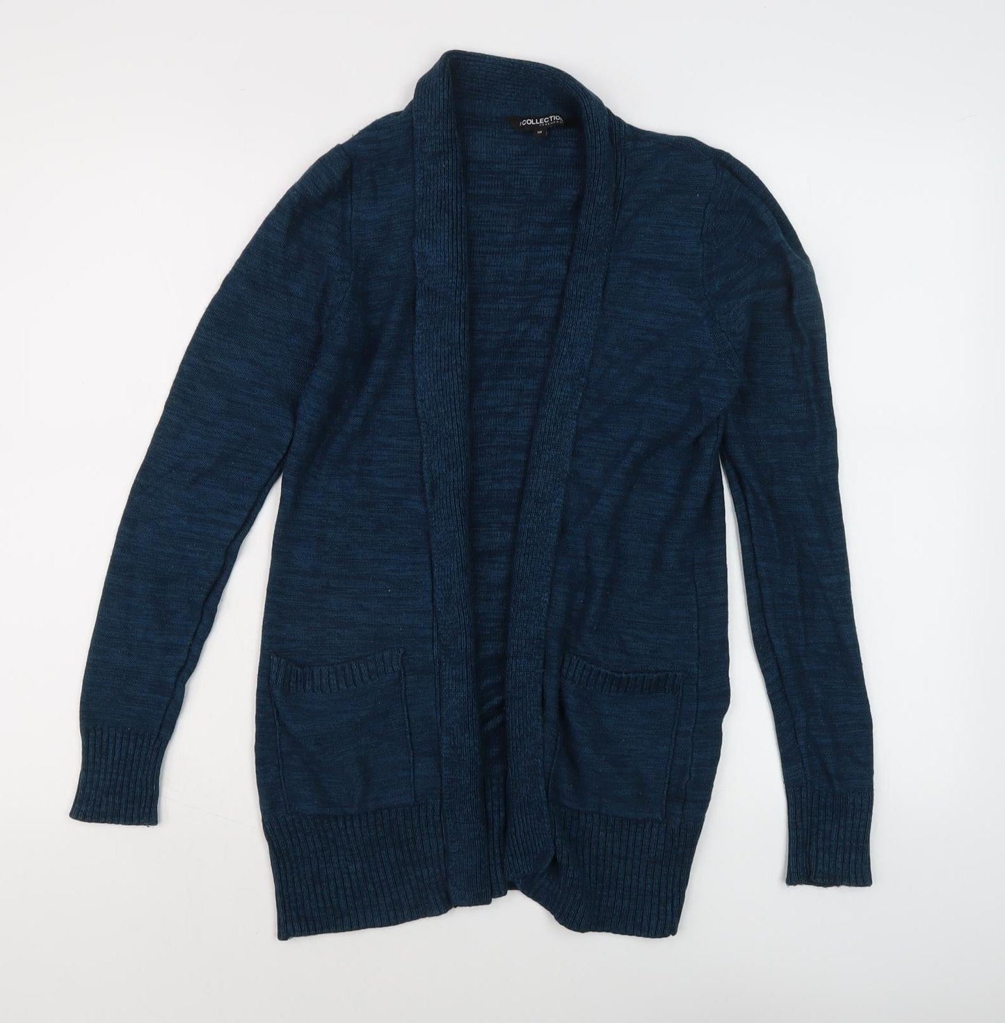 Womens UK Size 10 Debenhams Blue Cardigan Jumper
