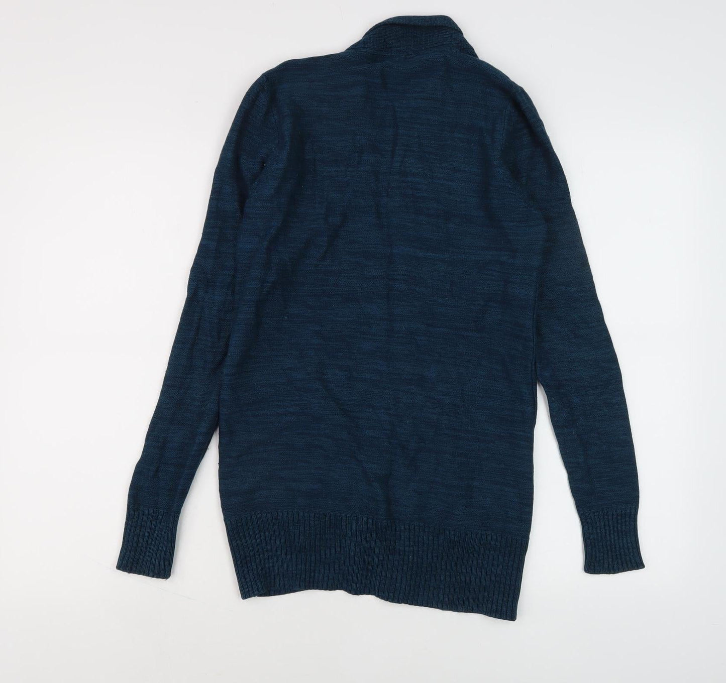 Womens UK Size 10 Debenhams Blue Cardigan Jumper