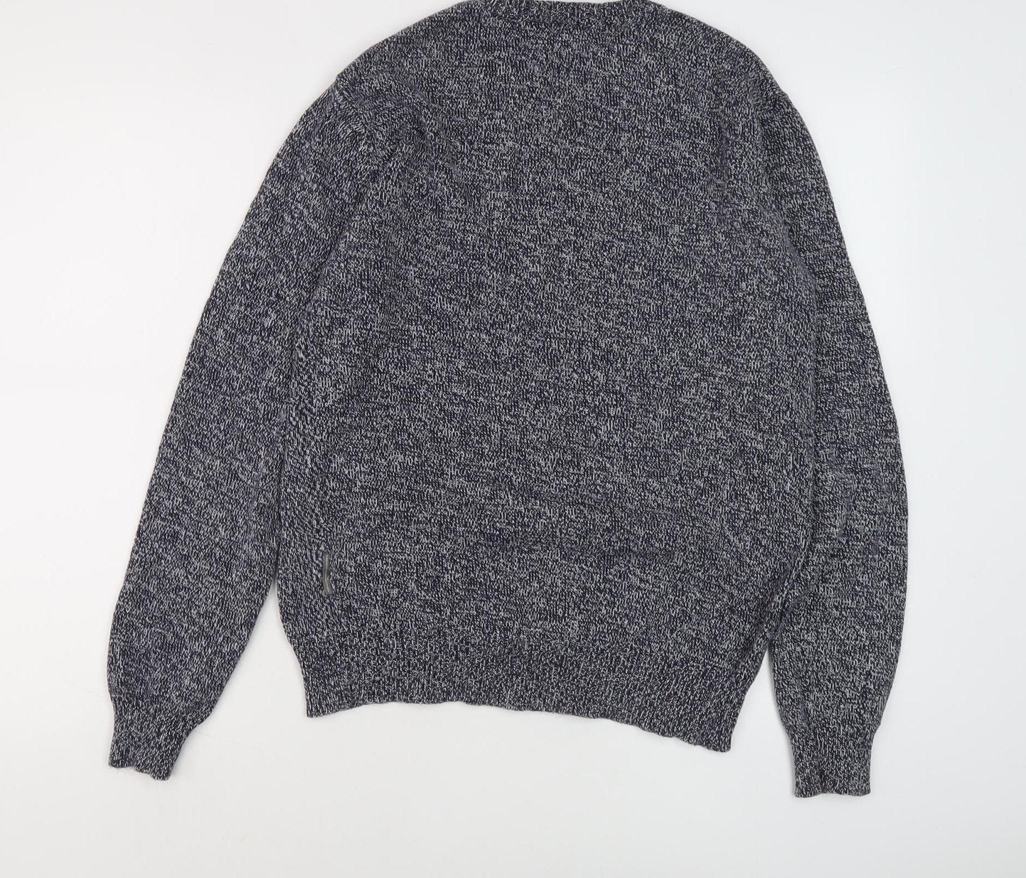 French Connection Men's Blue Wool Blend Pullover Jumper M