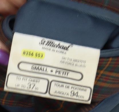 Mens UK Size S St Michael Blue Basic Jacket