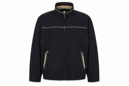 Mens UK Size L Saxon Black Basic Jacket