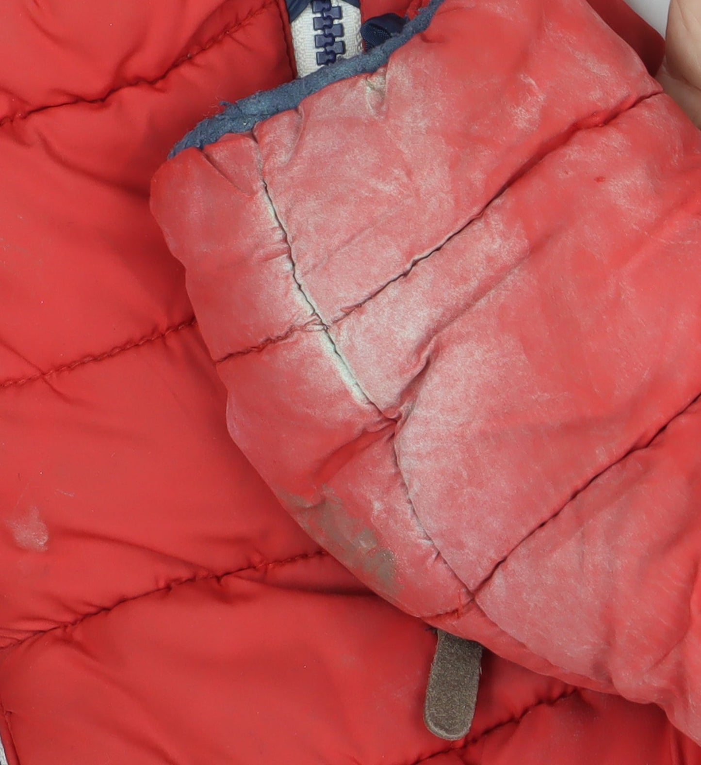 Next Boys Red Puffer Jacket 5-6 Years Winter Hooded