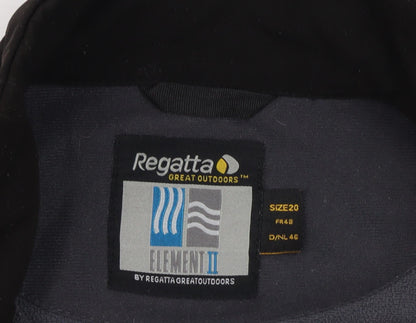 Mens UK Size 20 Regatta Black Basic Jacket