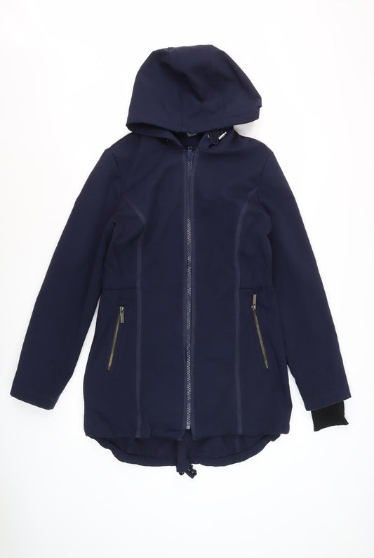French Connection Women's Blue Parka Jacket M