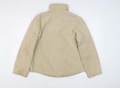 Womens UK Size 12 Artigiano Beige Quilted Coat