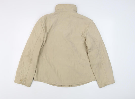 Artigiano Women's Beige Quilted Jacket Size 12