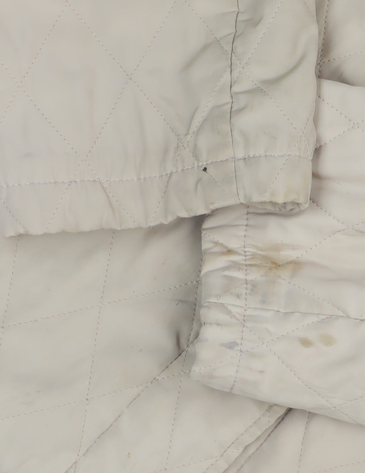 Womens UK Size 12 Artigiano Beige Quilted Coat