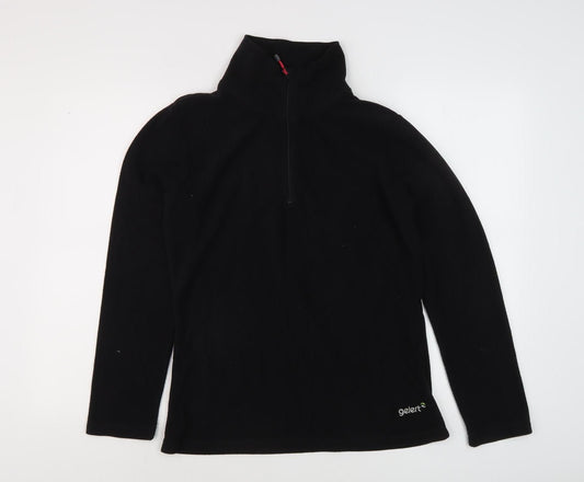 Gelert Women's Black Fleece Pullover Sweatshirt, Size 12