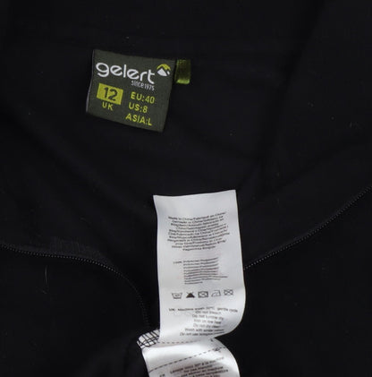 Gelert Women's Black Fleece Pullover Sweatshirt, Size 12