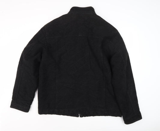 Mens UK Size L NEXT Black Basic Jacket