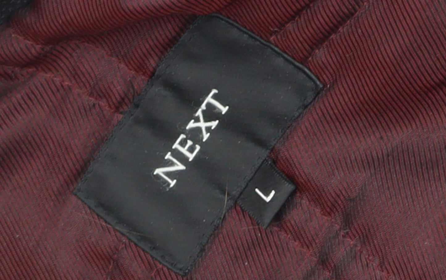 Mens UK Size L NEXT Black Basic Jacket