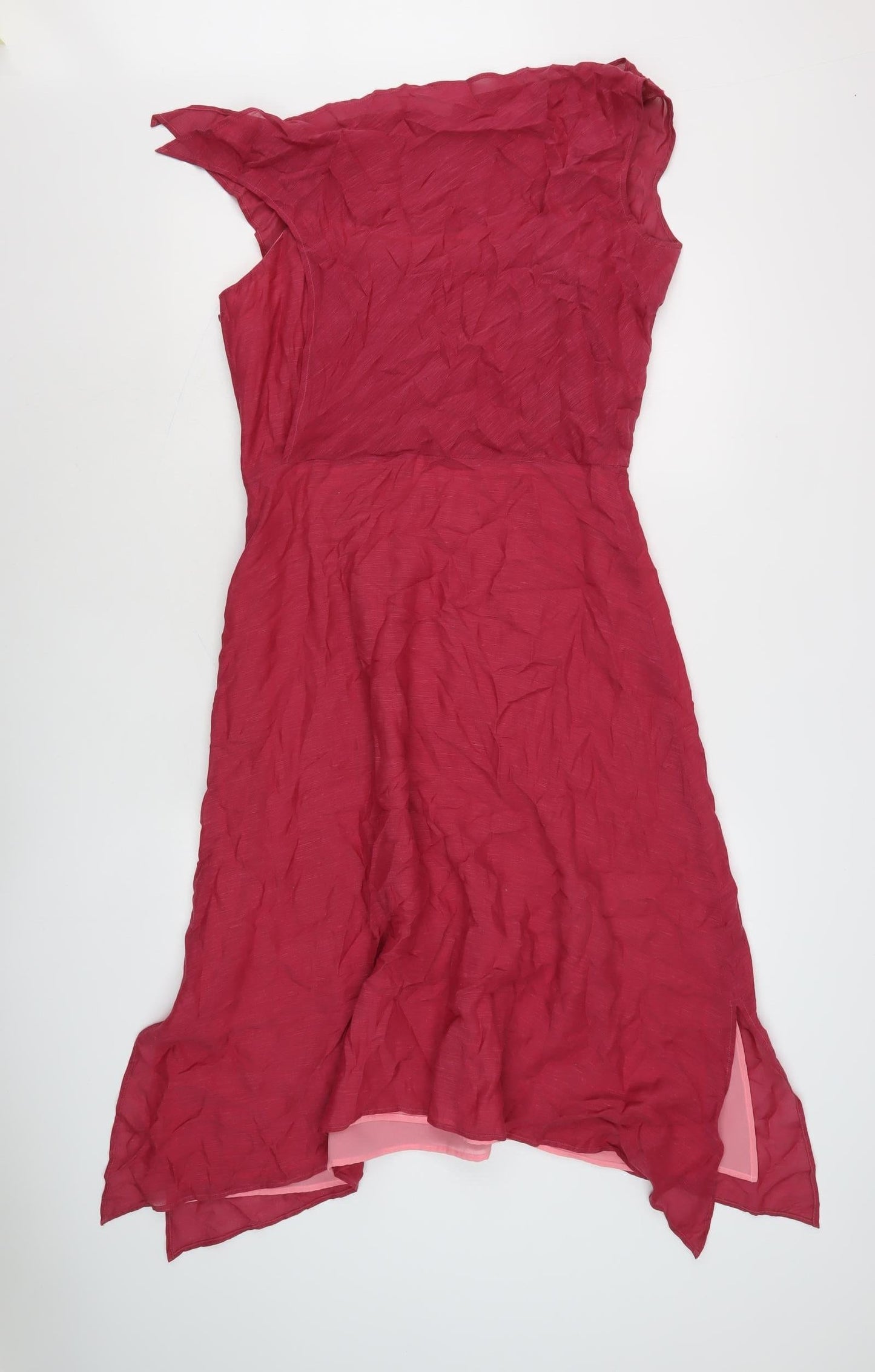 ZAPA Women's Red One Shoulder Dress Size 14