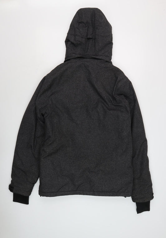 Mens UK Size XS Mountain Warehouse Grey Parka Coat