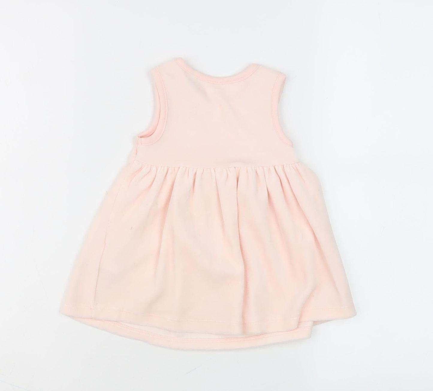 Jasper Conran Girls Pink Floral Pinafore Dress 0-3M
