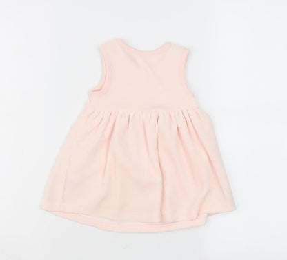 Jasper Conran Girls Pink Floral Pinafore Dress 0-3M