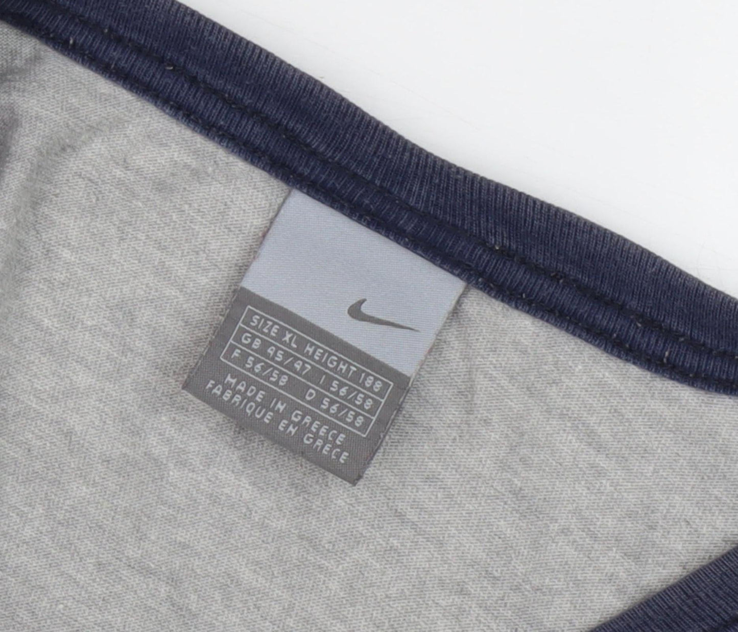 Nike Men's Grey Athletic Graphic T-Shirt XL