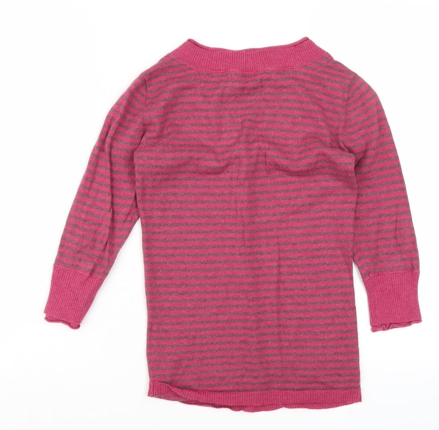 Womens UK Size 6 Fat Face Pink Pullover Jumper