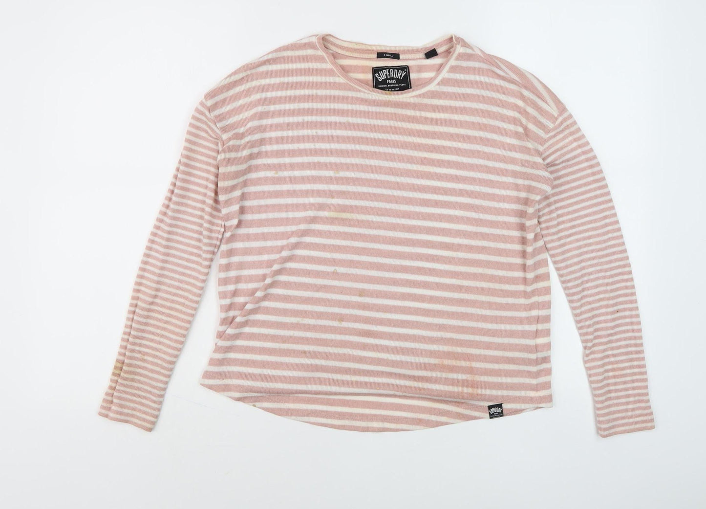 Womens UK Size XS Superdry Pink  T-Shirt