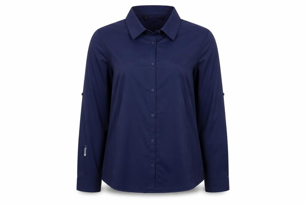 Womens UK Size 16 Mountain Warehouse Blue  Button-Up