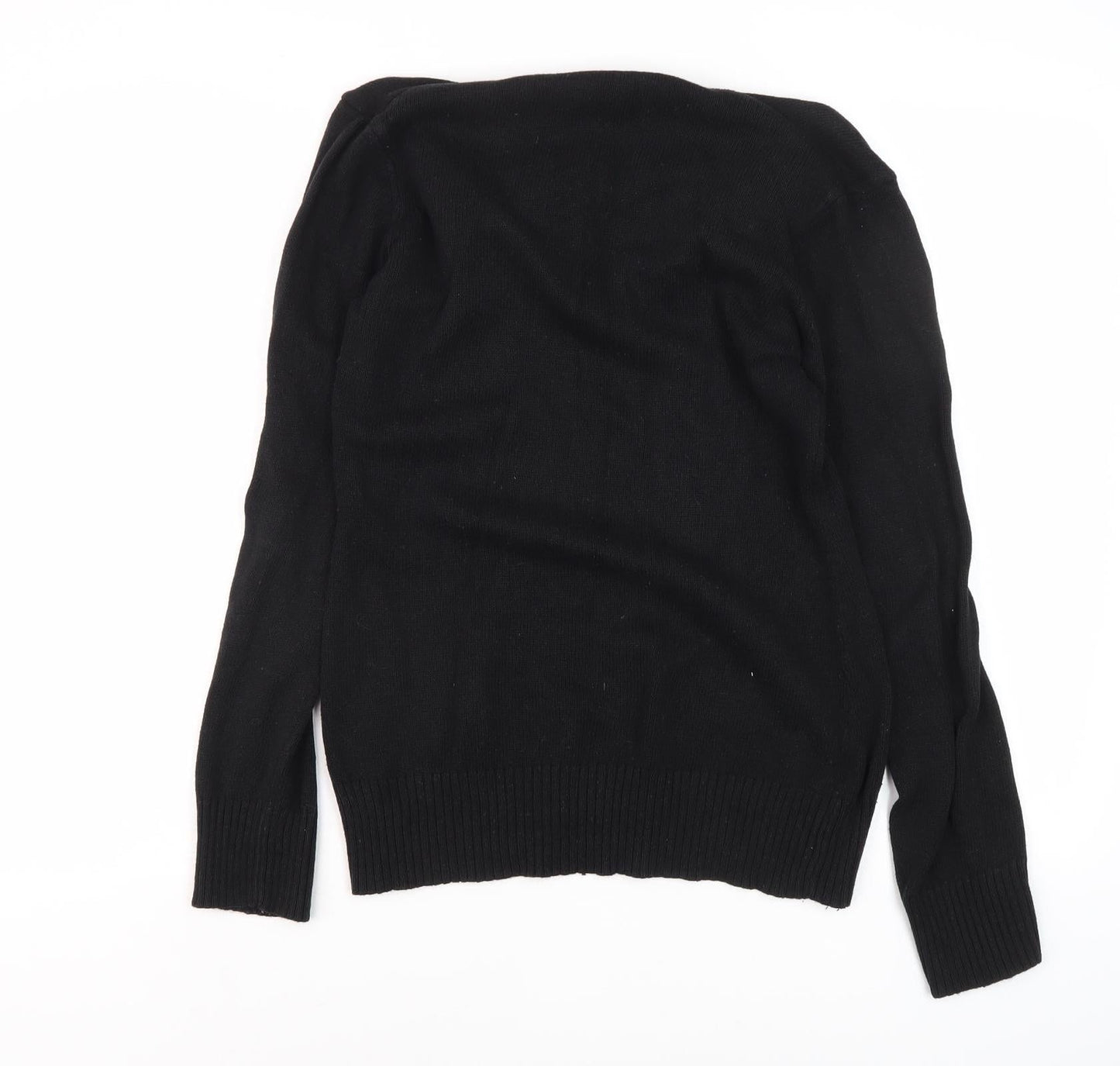 Austin Reed Women's Black V-Neck Jumper, Size S