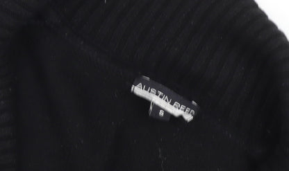 Austin Reed Women's Black V-Neck Jumper, Size S