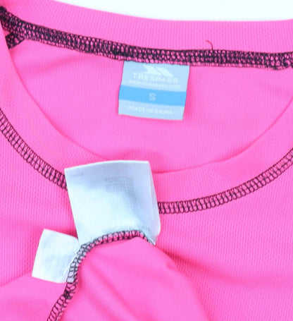 Womens UK Size S Trespass Pink Jersey T-Shirt