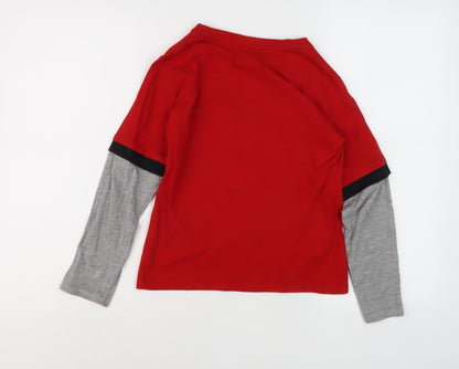 Boys Avengers Red Long Sleeve T-Shirt 12 Years