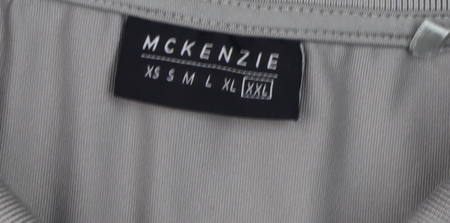 McKenzie Men's Grey XL Polo Shirt Casual Wear