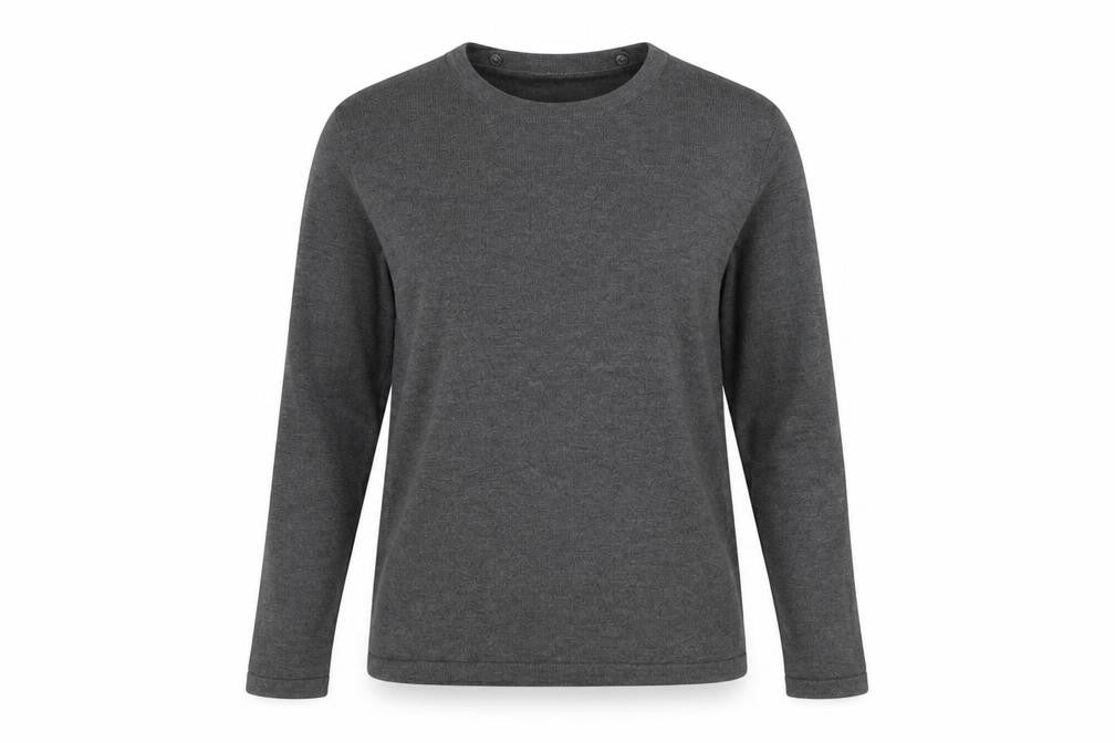 Womens UK Size 12 Laura Ashley Grey Pullover Jumper