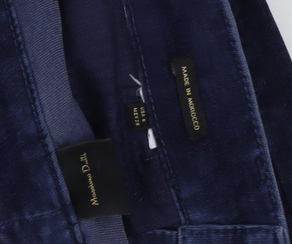 Massimo Dutti Women's Blue Trousers Size 8