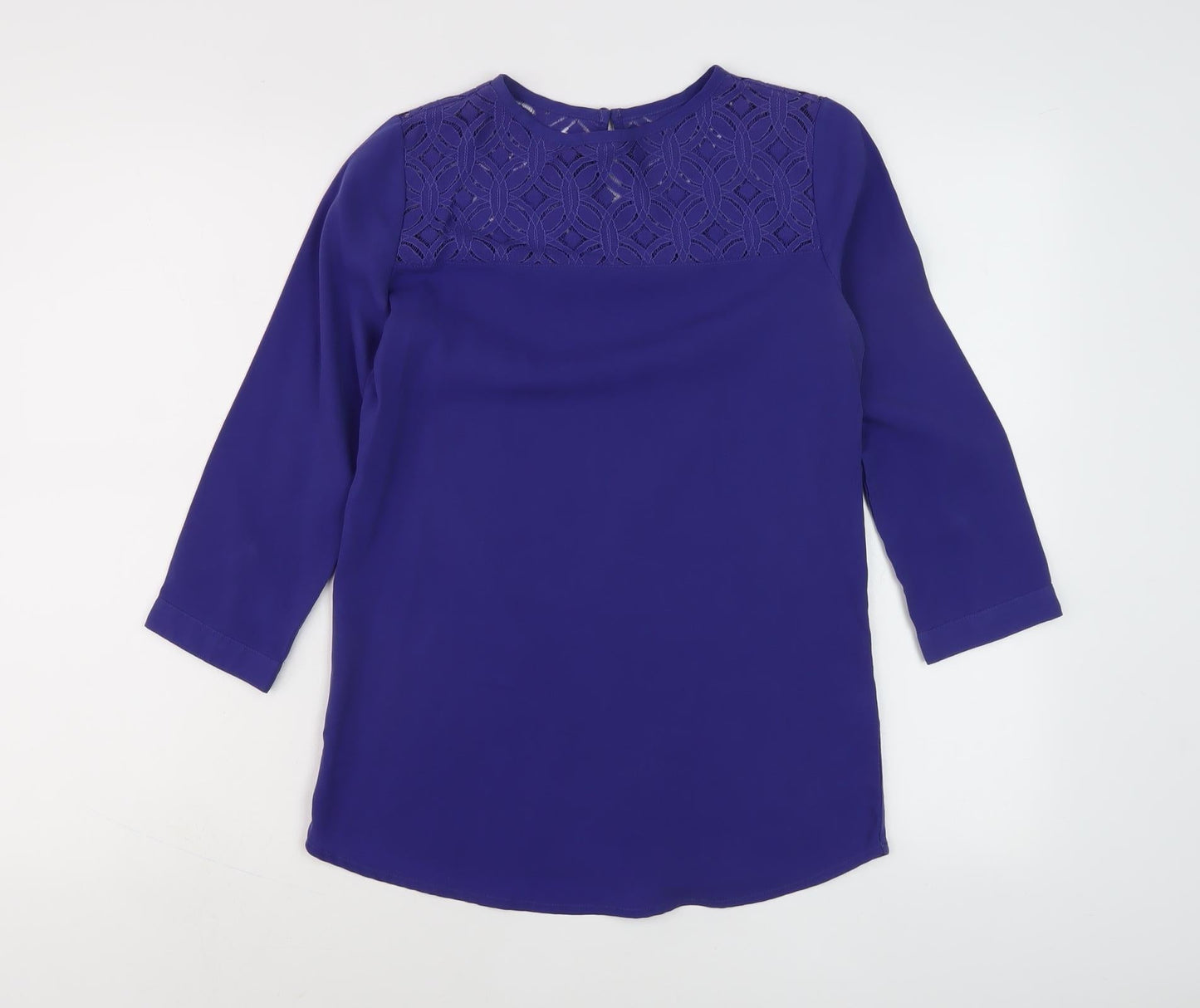 Womens UK Size 2XS Van Heusen Purple  Blouse