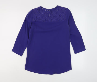 Womens UK Size 2XS Van Heusen Purple  Blouse