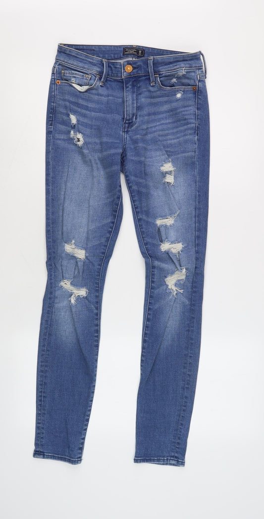 Abercrombie & Fitch Women's Blue Skinny Jeans