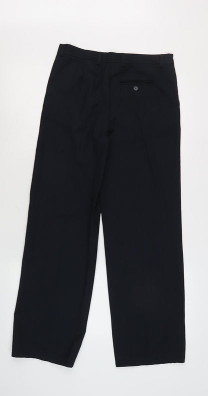 St. George Black Pinstripe Girls Dress Pants Size 14