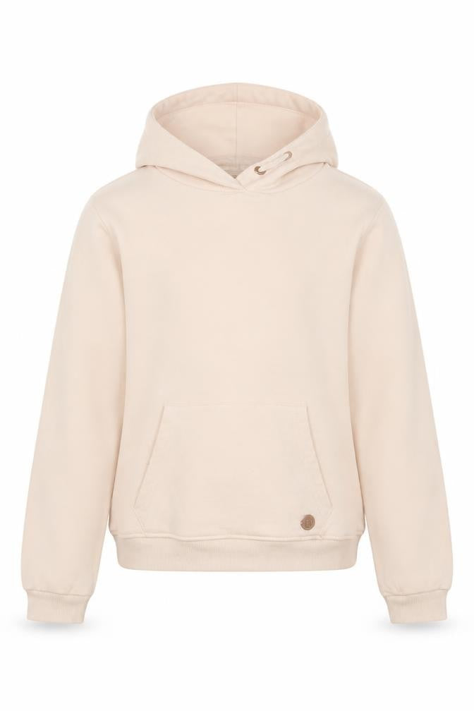 Front view of Firetrap Teen Beige Pullover Hoodie 13 Years