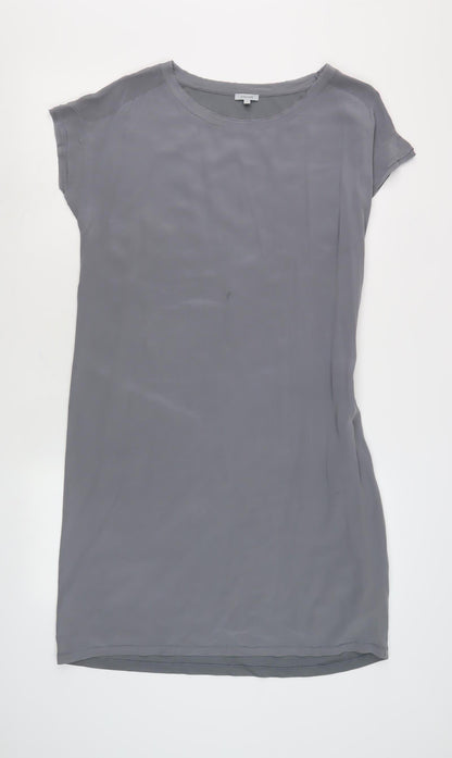 Jigsaw Women's Grey T-Shirt Dress, L, Short Sleeve
