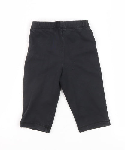 Converse Black Unisex Baby Pants 12 Months Elastic Waist