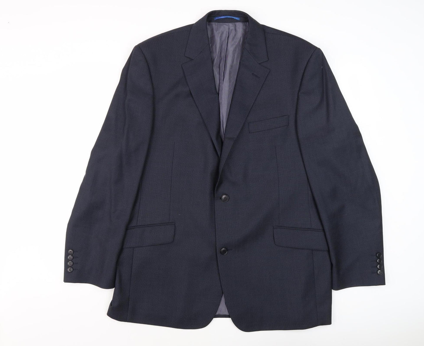 Mens UK Size 44 Daniel Hechter Regular Blue Suit Jacket