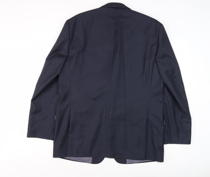 Mens UK Size 44 Daniel Hechter Regular Blue Suit Jacket